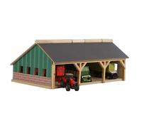 Kids Globe Large Wooden Farm Shed For Tractors (Scale 1:87),Mu (Importación USA)