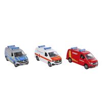 Kids Globe Volkswagen Transporter hulpdienst DE die cast pb luz geluid 3ass 13,5 cm.