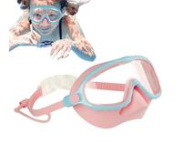 Kids Goggles, Snorkeling Glasses, 6,69 x 6,69 x 3,15 pulgadas Anti-Fog Clear Lens, No-Leak Swim Mask for Pool, Beach, Underwater Adventure, Edad 4-16, Blue, Pink, Black