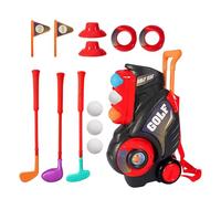 Kids Golf Clubs 3-5, Golf Club Set, Easy Grip Design, Safe Materials, Colorful Carry Bag Included for Outdoor Toy, Girl Lawn, Backyard, Garden, Indoor Party, Birthday, Home Play