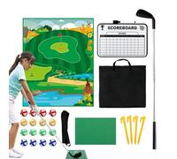 - Kids' Golf Putting Practice Mat | Interactive Chipping Game Set with Clubs & Target Mat | Training Aid for Indoors & Outdoors | Fun Educational Game for Families, Beginners & Birthday Pa