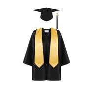 Kids Graduation Caps And Gown - Unisex Kindergarten Graduate Outfit | Preschool Graduation Ceremony Gown For School Photos Celebration Banquet Party Class Photography Preschoolers