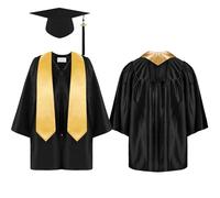 Kids Graduation Caps And Gown - Unisex Kindergarten Graduate Outfit | Preschool Graduation Ceremony Gown For School Photos Celebration Banquet Party Class Photography Preschoolers