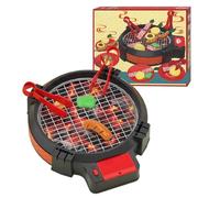 Kids Grill Playset | Interactive Kitchen Accessories, Electric Grilling Utensil Play Set For Kids Boys Indoor Home School Daycare Preschool Outdoor Classroom Patio Camping Use, Fun Piece For