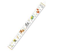 Kids Growth Chart, Height Measurement for Wall, Removable Hanging Ruler with Cute Design, Decorative Height Tracker for Children’s Nursery, Girls Bedroom, Playroom Wall, Bathroom Door