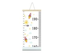 Kids Growth Chart, Wall Height Ruler, Removable Measuring Decor, 59 x 7.9 Inches Fun Tracking Display, Charming Room Accent for Nursery Playroom Girls Bedroom Bathroom and Children