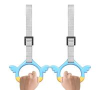 Kids Gymnastic Rings, Strong 550 lbs Adjustable Straps, Durable Pull Up Bar Workout Gear, Fitness Training Play Equipment, Ideal for Obstacle Course Playground Backyard Home Indoor Outdoor Activities