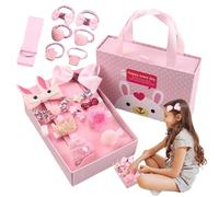 Kids Hair Accessories for Girls, Glitter Hairpin Set, Stylish Assorted Designs, Soft Cloth and Sturdy Material, Secure Grip Clips, Perfect for Partity, School, and Ballet