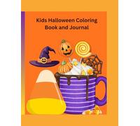 Kids Halloween Coloring Book and Journal