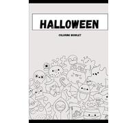 Kids halloween colouring book