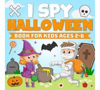 Kids Halloween Gifts: I Spy Halloween Book For Kids Ages 2-6 (halloween party favors for kids)