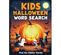 Kids Halloween Word Search: Spooky And Fun Halloween Word Search Puzzles For Kids