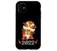 Kids Happy Chinese New Year Cartoon Year of the Tiger 2022 Carcasa para iPhone 11