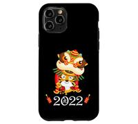 Kids Happy Chinese New Year Cartoon Year of the Tiger 2022 Carcasa para iPhone 11 Pro