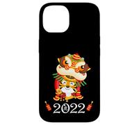 Kids Happy Chinese New Year Cartoon Year of the Tiger 2022 Carcasa para iPhone 14