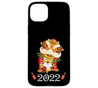 Kids Happy Chinese New Year Cartoon Year of the Tiger 2022 Carcasa para iPhone 15 Plus