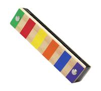 Kids Harmonica - Musical Learning Toy for Children | Smooth Reed System with Compact Body, Wooden 16 Hole Double Row Mouth Organ, Beginner Practice Instrument for Birthday Party and Education