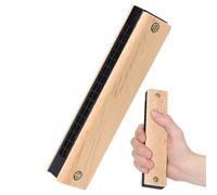 Kids Harmonica - Wooden 16-Hole Instrument, 5.12x0.79x1.18 Inches Double-Row Accessory, Easy to Use Music Aid, Reliable Birthday Party Holiday Education Gear, Premium Quality for Children Girls Age 3+