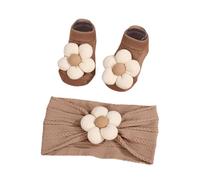 Kids Headbands | Bandas de flores lindas - Conjunto de calcetines e invernaderos para | Para niños y niñas, ideal para caminar, fotos, casa, al aire, cumpleaños, bautismo, diario,