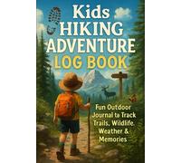 Kids Hiking Adventure Log Book: Fun Outdoor Journal to Track Trails, Wildlife, Weather & Memories