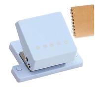 Kids Hole Punch - Handheld Craft Cutter, Portable Scrapbooking Tool | Non Slip Grip Puncher Multi Functional Badge Maker Device Notebook Planner Card Album Envelope Letter DIY Kit