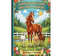 kids horse coloring books: Children colouring book