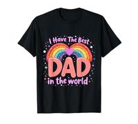 Kids I Have The Best Dad In The World Día del Padre Infantil Camiseta