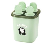 Kids Ice Cream Molds 4 Cavity Homemade Treat Maker | Hielo Lolly - Mold para niños y familias de verano y jugo de leche yogurt de cumpleaños para fiestas en casa