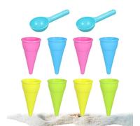 Kids Ice Cream Molds - Outdoor Sand Toy, Colorful Scoop