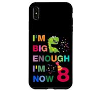 Kids I'm Big Enough I'm 8 Now, Happy Birthday 8 Years Old Carcasa para iPhone XS MAX