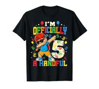 Kids I'm Officially A Handful Five Cool Birthday Turning Camiseta