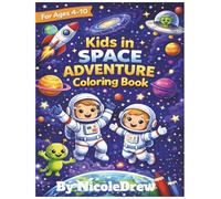 Kids in Space Adventure Coloring Book