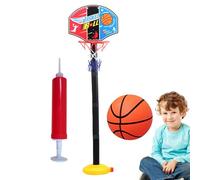 Kids Indoor Hoop, Wall Mounted Game Set, Authentic Backboard Hoop Toy, Basketball Fun Home Sports Activity Equipment for Bedroom Playground Training Basketball Game 10.04x10in