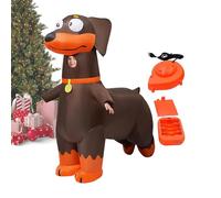 Kids Inflatable Dog Costume - Dachshund Full-Body | Blow-Up Costume With Blower For Halloween Parties | Lightweight Portable, Ideal For Carnivals, Easter, Cosplay | Fits Children 1.3-1.5m, Include