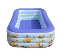 Kids Inflatable Pool | Foldable Space-Saving Thickened Center | Blow Up Swi