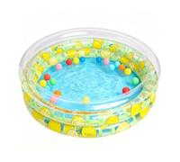 Kids Inflatable Pool - Inflatable Kids Pool | Round Inflatables Cute Swimming Floats | Blow Up Pools | for Beach Lake River Summer Party Games Outdoor Play Backyard Dog