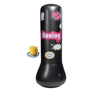 Kids Inflatable Punching Bag - 65x120cm Blow Up Boxing Sandbag | Anti-Tipping Fitness Training Home Gym Indoor Play Portable Exercise Toy