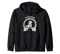 Kids It's My 2nd Birthday Cute Unicorn 2 Year Old Girls Sudadera con Capucha