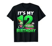 Kids It's My 3rd Birthday Girl Halloween Mermaid Skeleton Camiseta