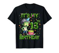 Kids It's My 4th Birthday Girl Halloween Mermaid Skeleton Camiseta
