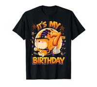 Kids It's My 7th Birthday Cat Witch Halloween 7 Years Old Camiseta