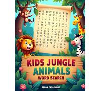 Kids Jungle Animals Word Search: Explore Jungle Animals and Reptiles Through Puzzles