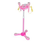 Kids Karaoke Machine - Microphone Stand Playset, Interactive Singing Toy, Micrófono de pie ajustable, equipo educativo de aprendizaje de música, perfecto para la diversión en el hogar, la práctica de