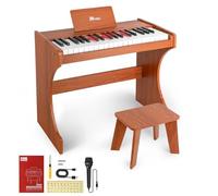 Kids Keyboard 7 Keys Digital for Kids, Mini Music Educational Instrument Piano Toy, Wood for Toddlers Girls Boys