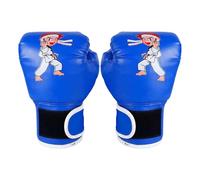 Kids Kickboxing Gloves, Punching Gloves for Kids, Breathable Punching Gloves, Training Punching Mitts, 17 x 25 cm, Youth Training Kickboxing Mitten for Ages 3-13, Black Red and Blue