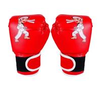 Kids Kickboxing Gloves, Punching Gloves for Kids, Breathable Punching Gloves, Training Punching Mitts, 17 x 25 cm, Youth Training Kickboxing Mitten for Ages 3-13, Black Red and Blue