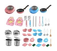 Kids Kitchen Playset - Pretend Play Accessories Set, Child-Safe Realistic Cooking Toys, 22-Piece Set | Interactive Mini Kitchen for Fine Motor Skill Development, Role Play, Preschool, Home, Boys/Girls