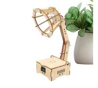 Kids Lamp Science Toys - Wood Stem Educational Table Lamp | Electric Ĺamp Building Kit For Hands-On Learning | Science and Craft Activity Toy For Kids Stem Games and Learning
