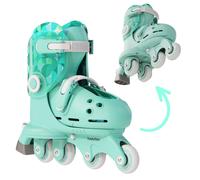 Kids Learner Training Skates for Beginner 2 in 1 Adjustable Roller Sk