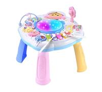 Kids Learning Center, Musical Center, Bright Colors Safe Materials Sensory Zones Playtime Engagement Compact Design, Reusable Teaching Interactive for Nursery, Girls, Boys